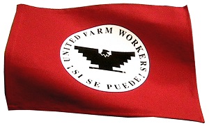 United Farm Workers UFW Flag 3x5ft – Polyester With Grommets, Huelga Protest Flag