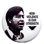Non-Violence Button